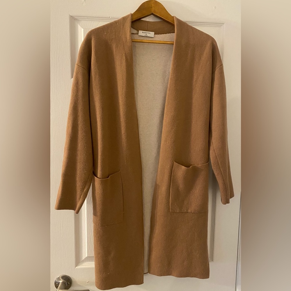 Babaton XS Beige Lance Cardigan